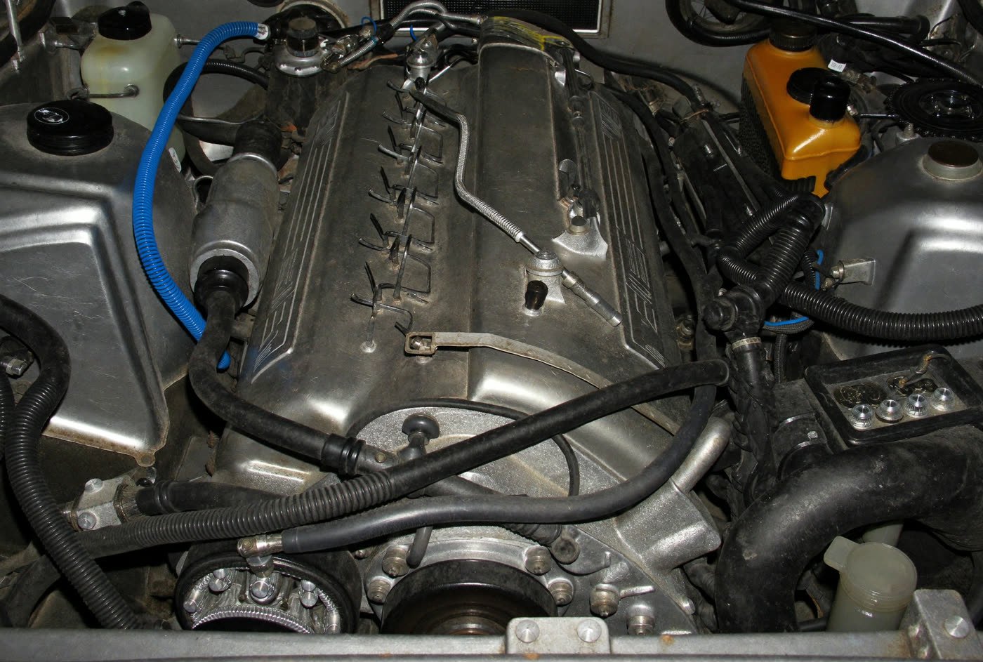 Motor prolijo y ordenado después de un service completo