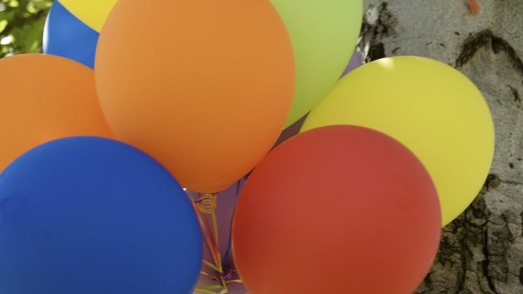 Decoración de cumpleaños infantil con globos
