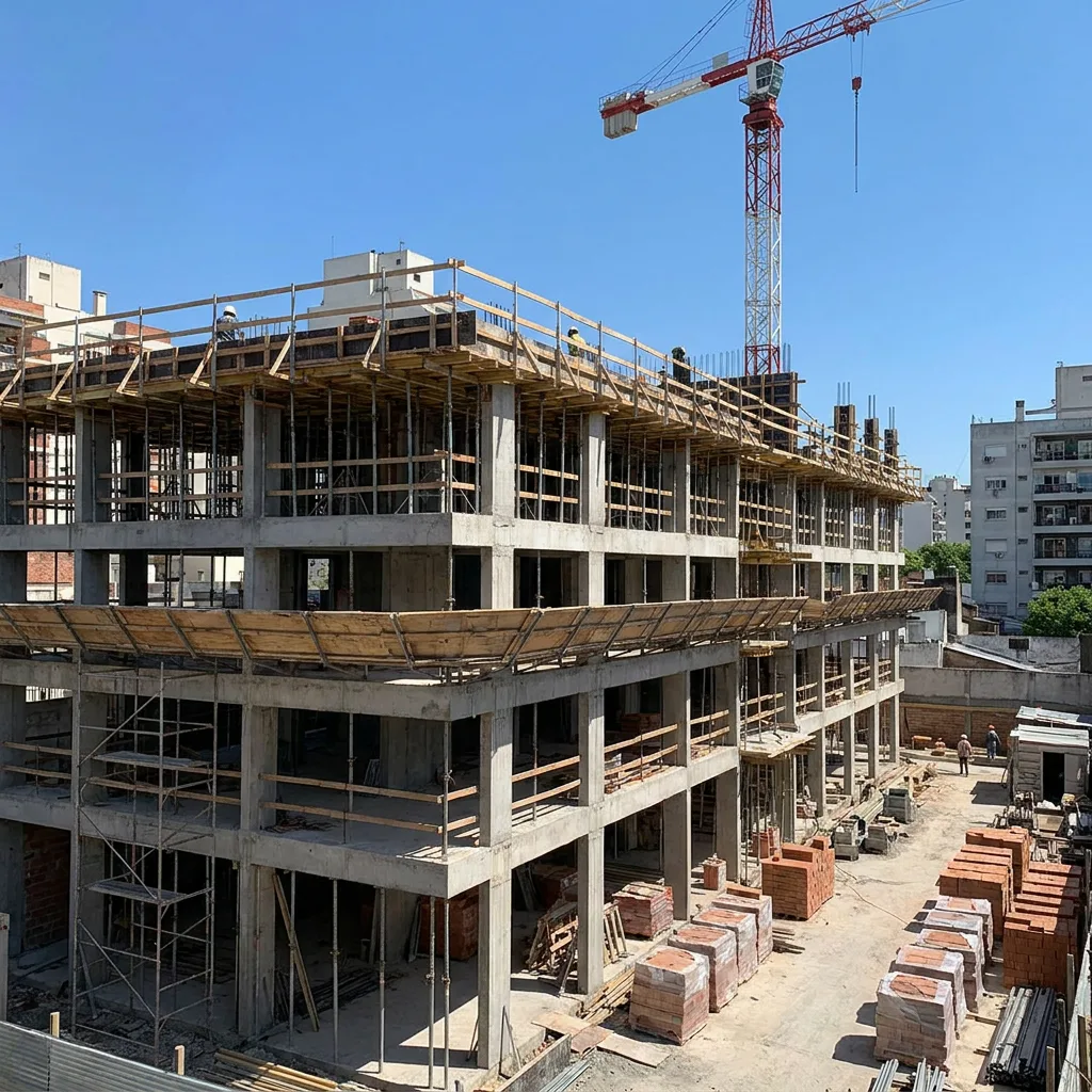 Obra en construcción de Vora Olivos